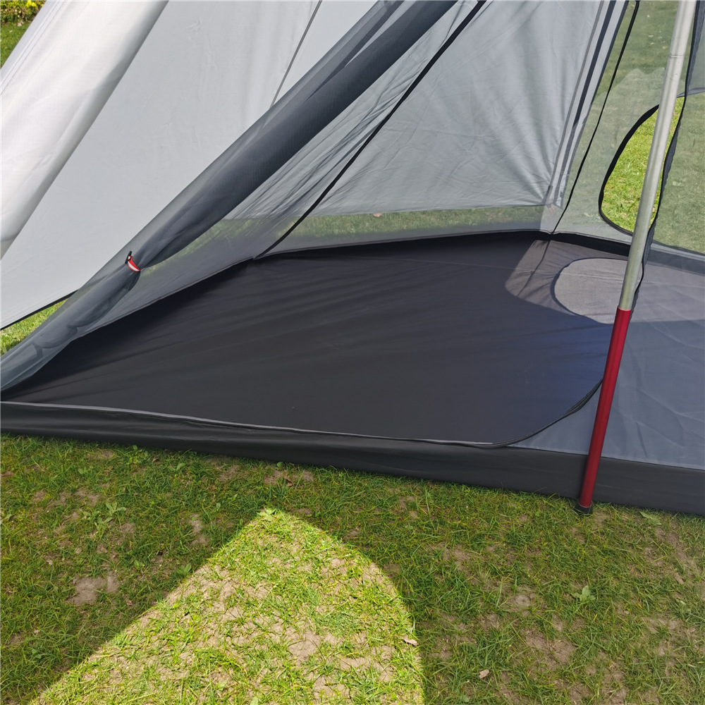 Cheap Goat Tents Ultralight Pyramid Outdoor Indoor Tent Summer Mesh Tent Portable Hiking Camping Tepee Inside Tent 2022 New   